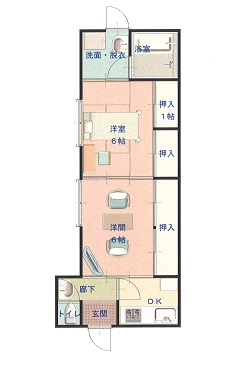 現況と異なる場合は、現況優先となります。(間取) 現況と異なる場合は、現況優先となります。(間取)