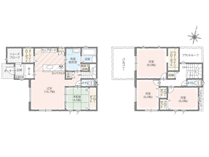 現況と異なる場合は、現況優先となります。(間取) 現況と異なる場合は、現況優先となります。(間取)