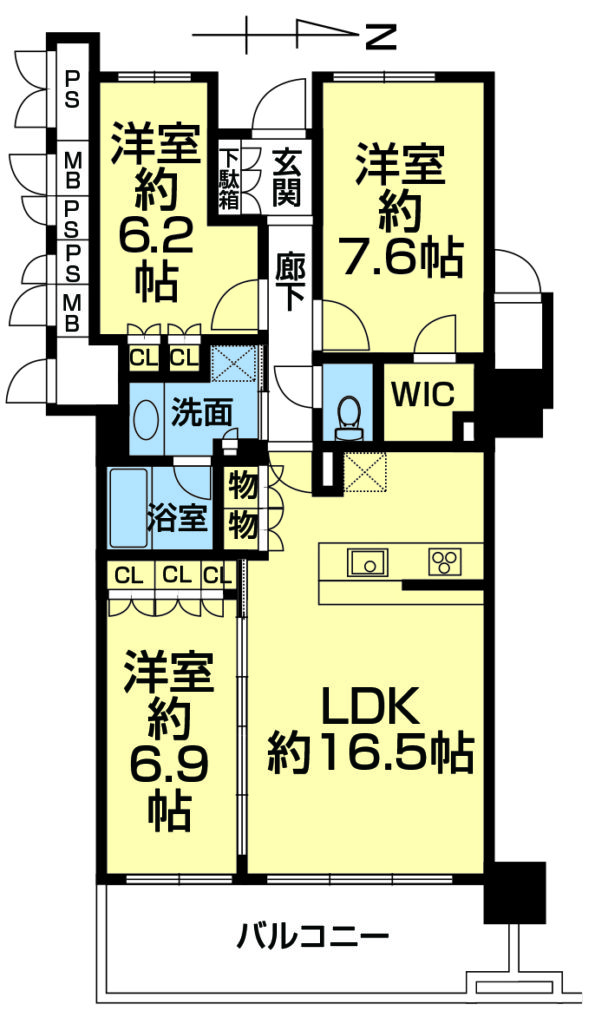 現況と異なる場合は、現況優先となります。(間取) 現況と異なる場合は、現況優先となります。(間取)