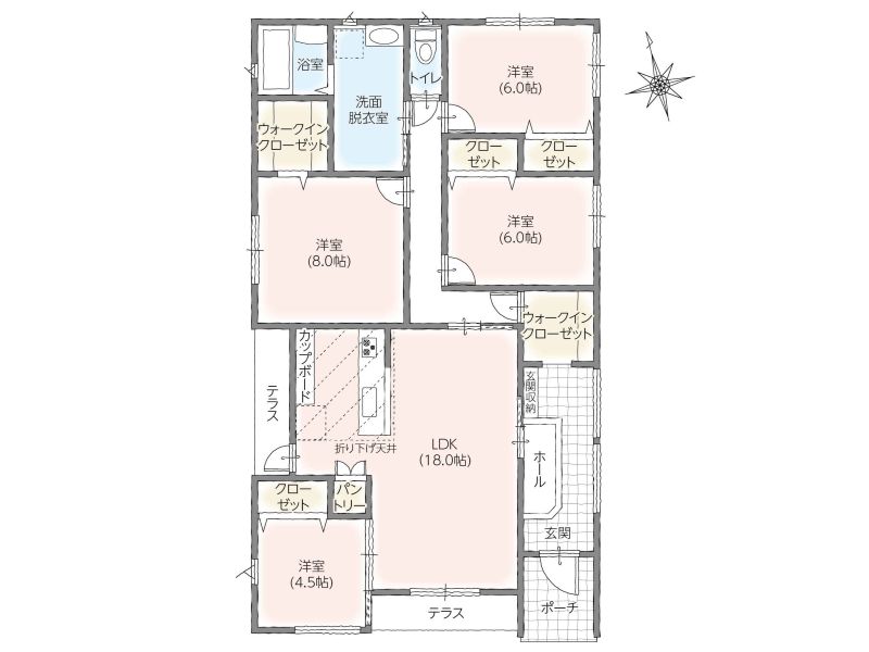 現況と異なる場合は、現況優先となります。(間取) 現況と異なる場合は、現況優先となります。(間取)