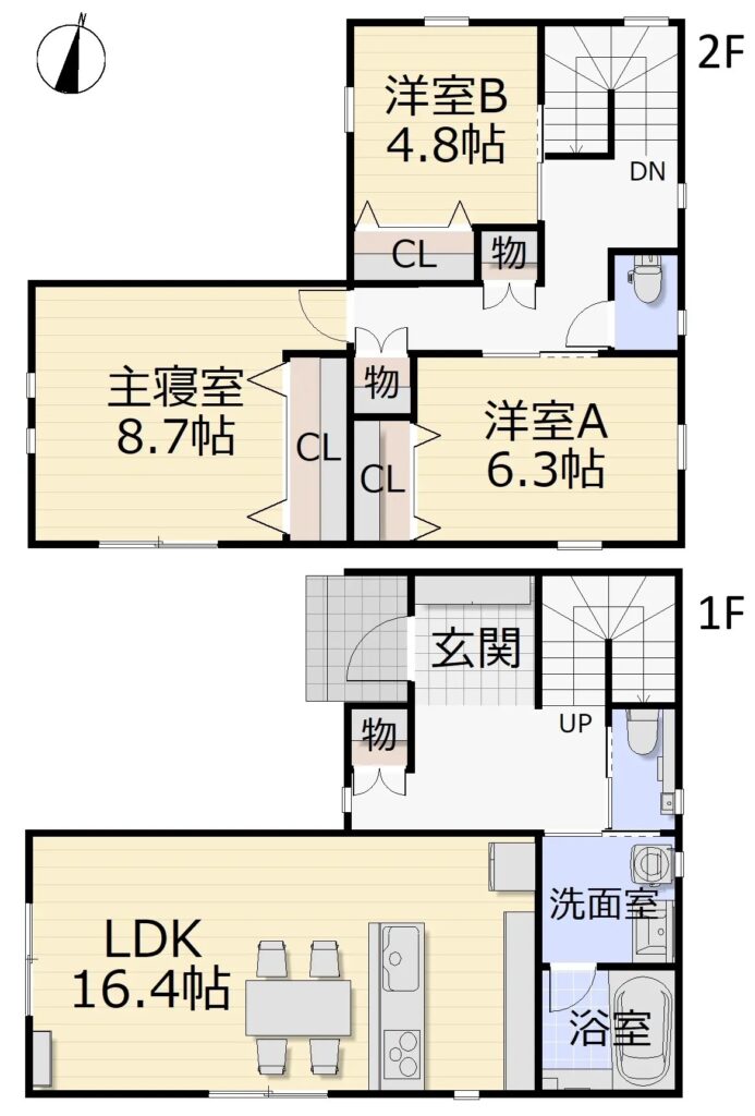 現況と異なる場合は、現況優先となります。(間取) 現況と異なる場合は、現況優先となります。(間取)
